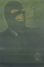 Maryam Najd. Riot police, 2010. Oil on canvas, 60 x 40 cm. © the artist.
